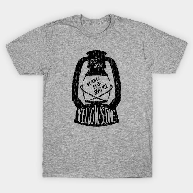 Yellowstone Camping T-Shirt by blue67sign